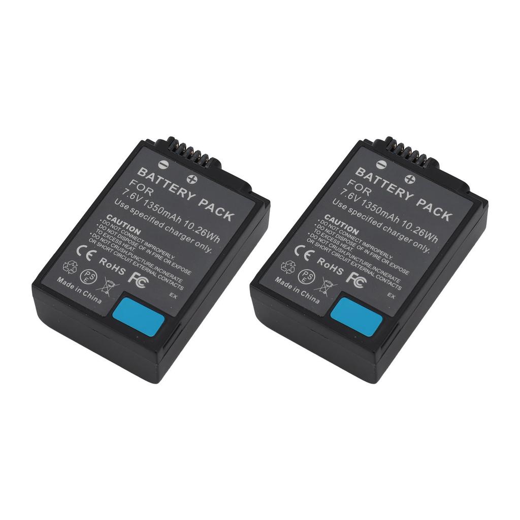 2Pcs EN EL25 Camera Battery Replacement High Capacity 1350mAh 7.6V Lithium Battery for Nikon Z30
