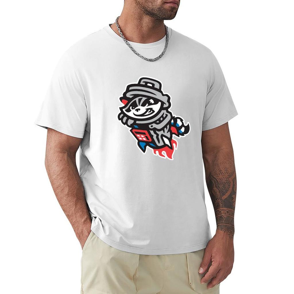 Rocket City Trash Pandas Awhite Tshirt Big Size Loose Fit Tee Shirt
