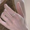 Enamel Decorative Ring, a Unique Ring with a Niche Design Sense for Women, Light Luxury, Exquisite and High-end Dripping Oil Jewelry.