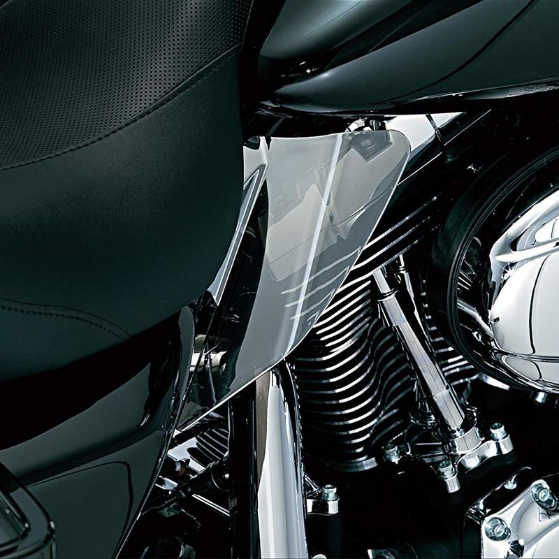 Motorcycle Heat Deflector ABS Saddle Shield For Harley Touring Electra Glides Road Glides Road Kings Street Glides 1997-2007