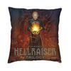 Hellraiser Pinhead Halloween Horror Movie Cushion Covers xcm Polyester Pillow Case for Sofa Square Pillowcase Decoration