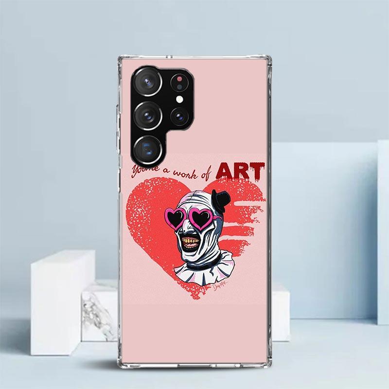 Horror Movie Terrifier Soft Cover for Samsung Galaxy S25 Edge S26 S24 S23 Ultra Phone Case S22 S21 Plus S20 FE Print Pattern She