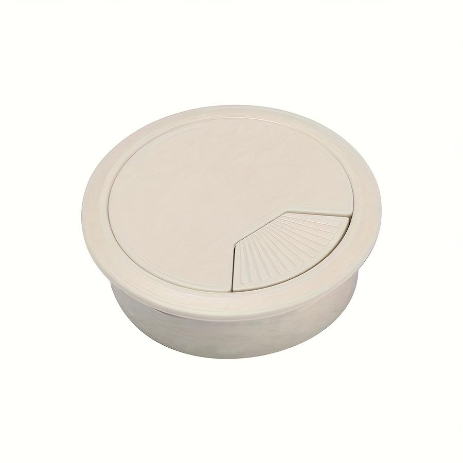 4pcs 60mm Desk Table Plastic Cable Hole Cover PC Computer Desk Round Wire Tidy Grommet Cable Organizer