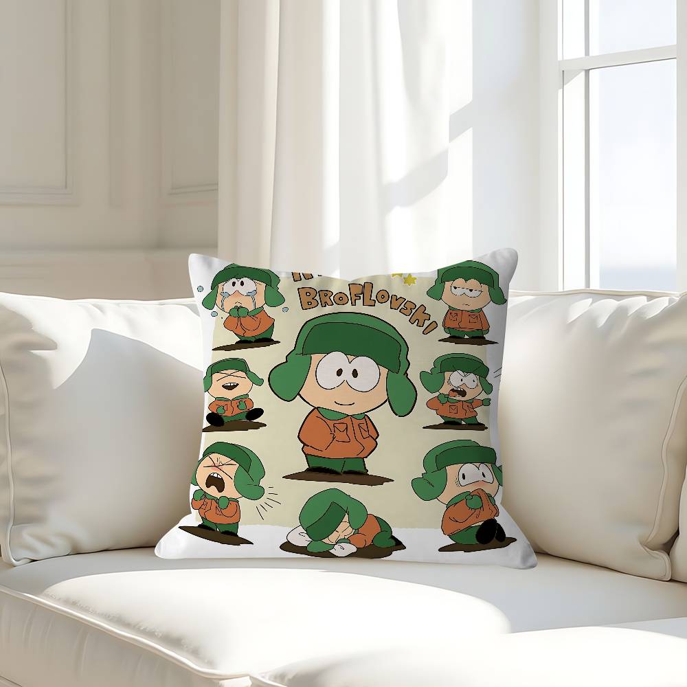 South Park K-Kyle Broflovski Kissenbezug Abnehmbarer Waschbarer Kissenbezug – Ganzjährig Weiches Leinen