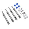 4PCS Front and Rear CVD Drive Shafts Stainless Steel RC Drive Shaft Set for Slash 4x4 for Stampede 1 10 RC Car Upgrade