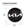 4Pcs 58MM Car Emblem Wheel Center Cover Hub Accessories For KIA Soul Cadenza K5 K9 Proceed Niro Sportage EV3 Carnival Forte K8
