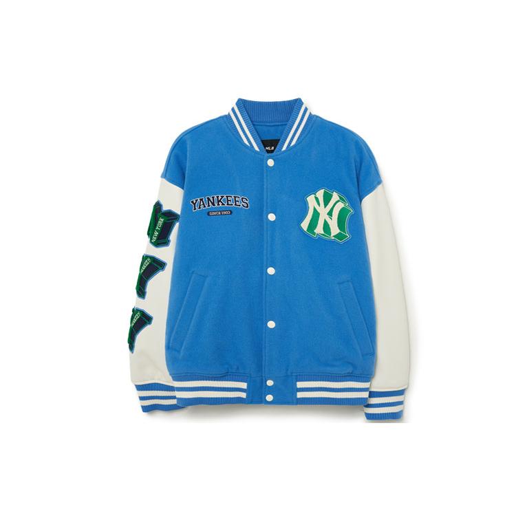 MLB Jackets Men s Blue Baseball Collar Moderate Other 3AJPV0234-50BLL S