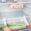 1Pc Refrigerator Storage Basket Flexible Expandable Fridge Organizer Drawer Storage Rack Storage Fresh Box Freezer Box Storage