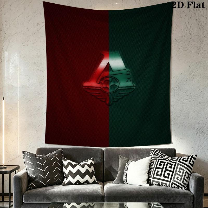 Lokomotiv Moscow Power Wall Hanging Printed Fabric Blanket Decorative Tapestries for Bedroom Living Room Home Decor