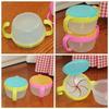 Baby Japan Maternal Anti- Spill Design Double Handle Lovely Kids Snack Cookie Jar Snack Cup