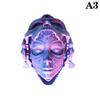 3D Printed Skull Head Mechanical Mask Model Statue, Wall-Mounted Gothic Skull Mask Decoration, Prank Model, Stress Relief Toy