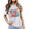 First Day of School Shirt Womens Back To School Shirt Teacher Life Graphic Tees Funny Teacher Appreciation Gift Tshirt
