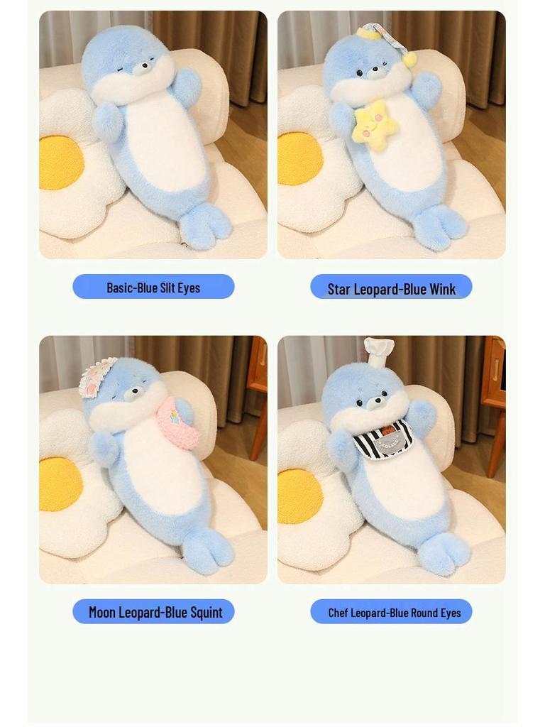 Süße blaue Traum-Robben-Plüschpuppe für Kinder