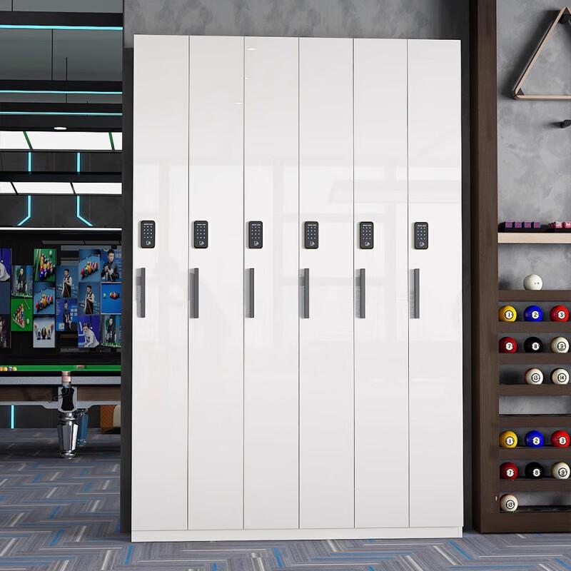 Billiard Cue Storage Cabinet with Touch Screen Password Lock