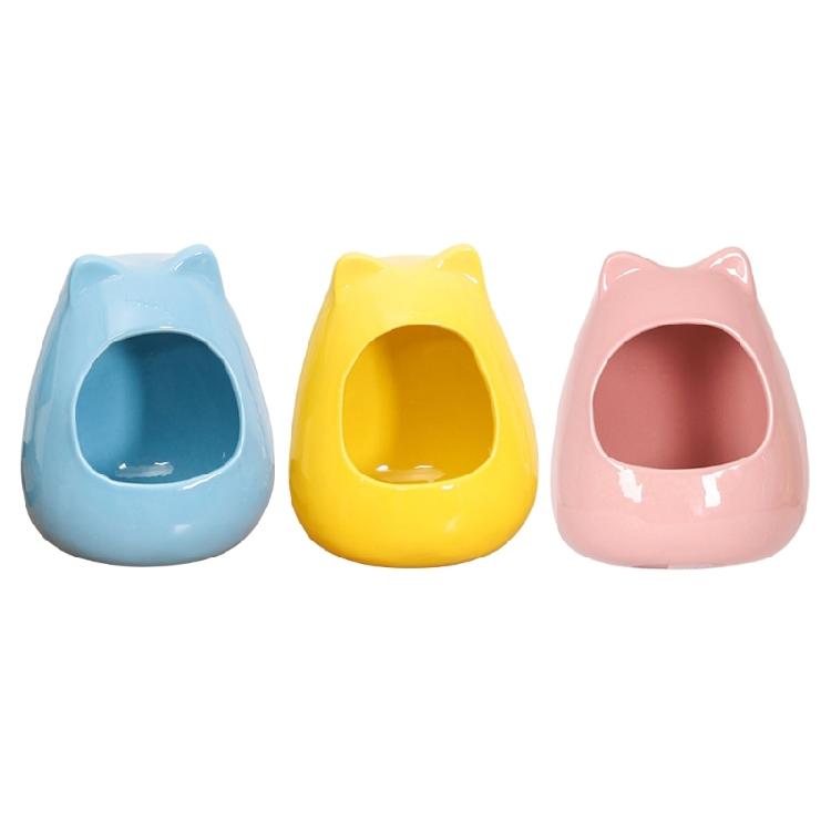 Hamster Summer Nest Small Pet Ceramic Cooling House Indoor Outdoor Pet Bed Nest