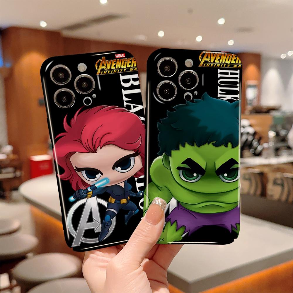 

Универсальный пленочный чехол для телефона «Железный человек, Халк, Черная вдова», «Капитан Америка», дизайн, твердый корпус, полное покрытие, противоударный защитный чехол для камеры для Vivo