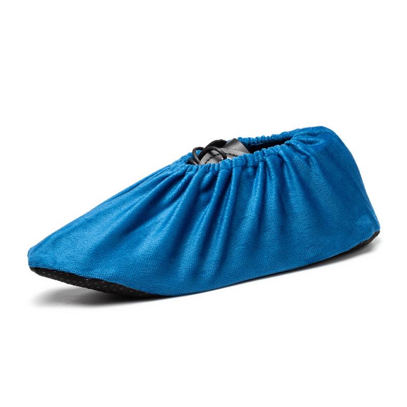 Reusable Indoor Fleece Shoe Covers - Washable, Thickened Fabric for Adults and Kids