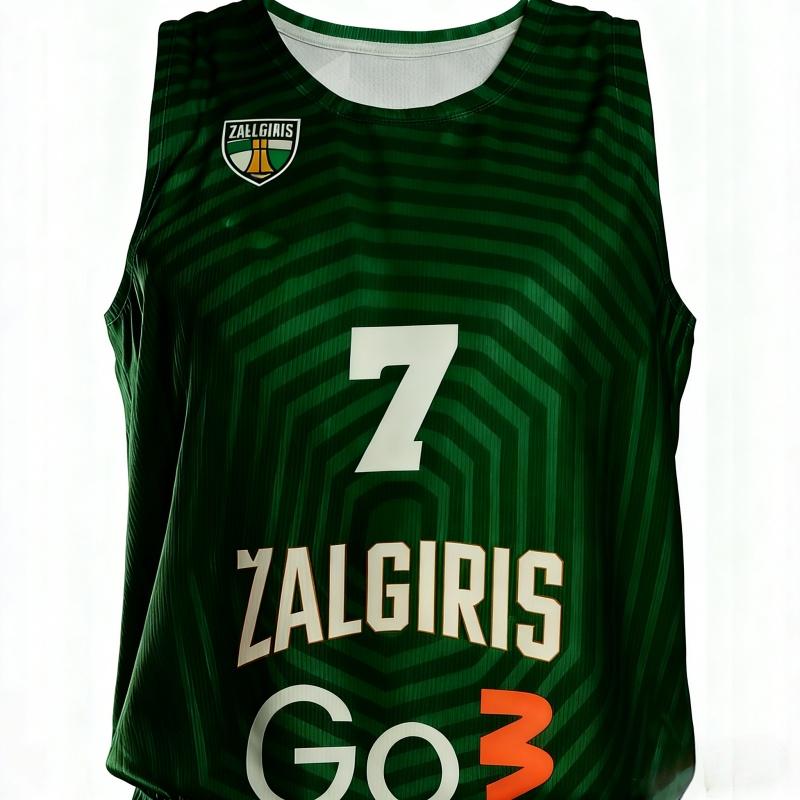 2026 Estate Nuovo Zalgiris Kaunas Pallacanestro Competizione Europea Canotta da Pallacanestro Maglia da Gioco Fan Uomo Donna Abbigliamento Sportivo Famiglia Bambini Magliette