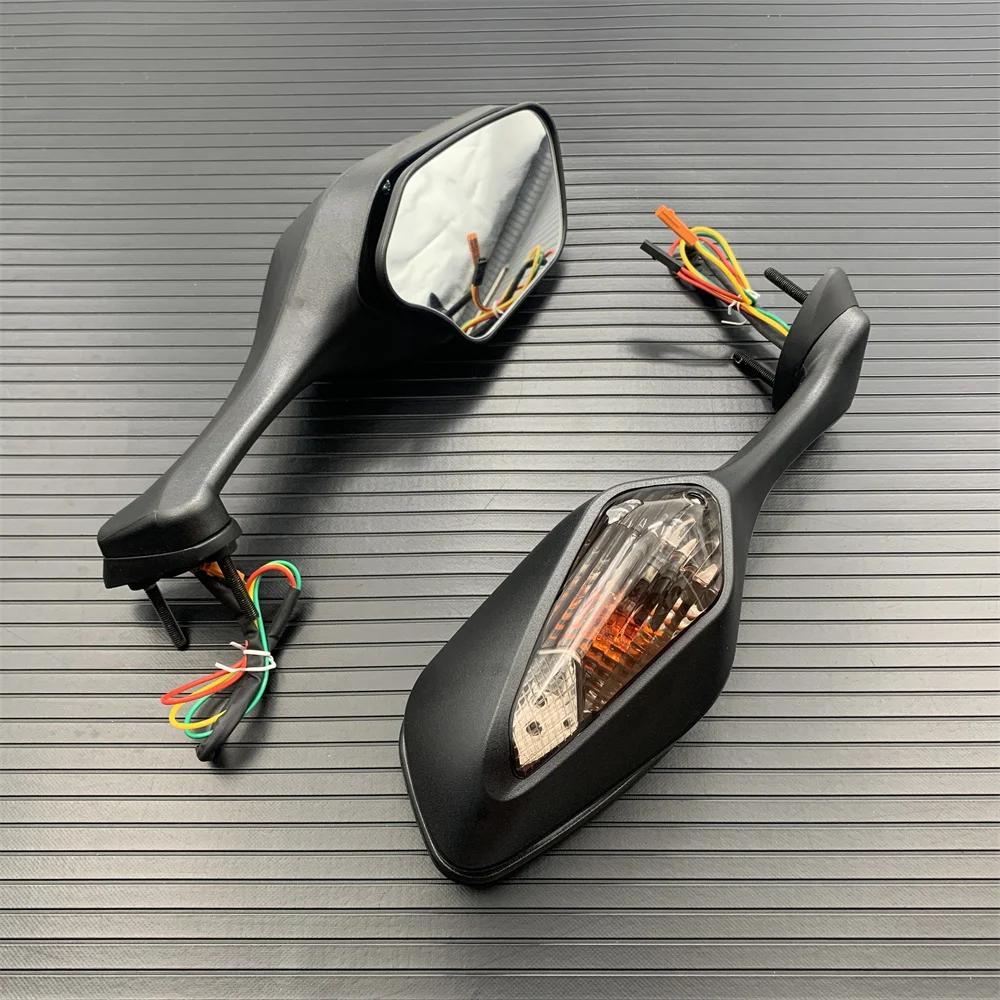 

1 пара мотоциклетных боковых зеркал заднего вида со светодиодным указателем поворота для Honda CBR1000RR CBR 1000 RR 2008-2016