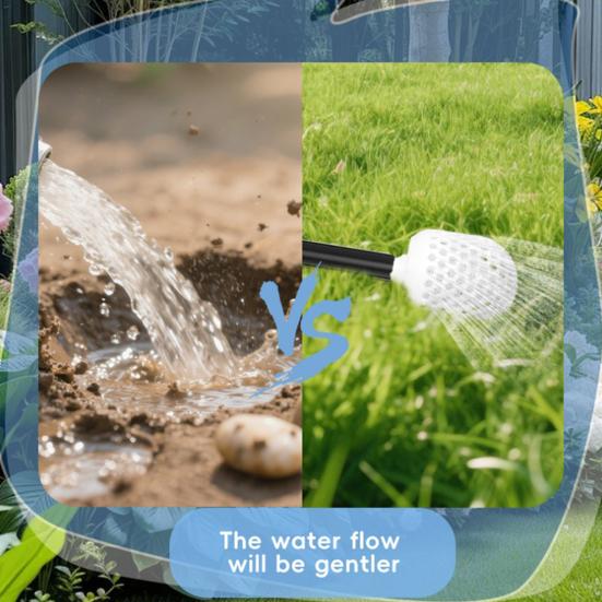 Sprinkler Plastic Diffuser Flood Nozzle Water Nozzle Water Pipe for Delicate Watering Plants Garden Lawn