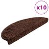 Vidaxl Nakładki Na Schody, 10 Szt., 65X21X4 Cm, Brązowe