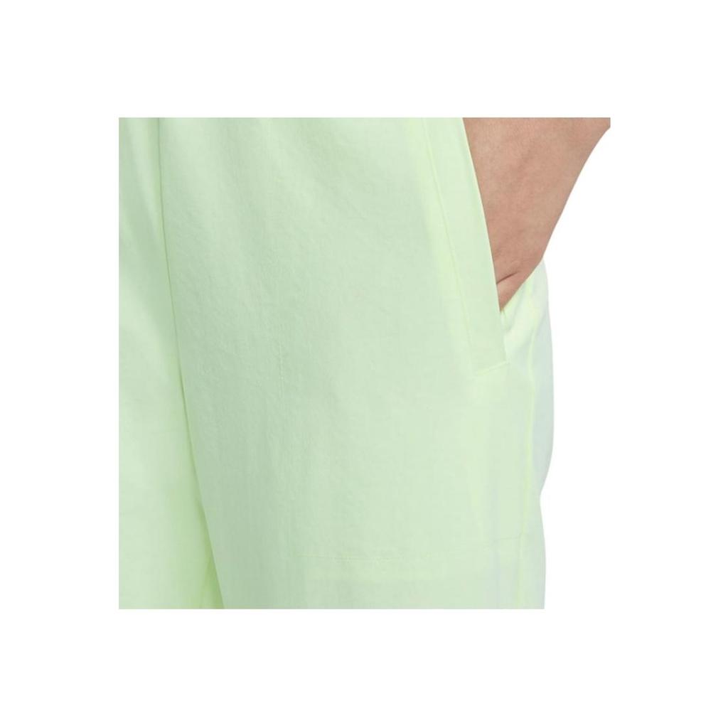 Nike Sportswear Swoosh Logo Woven Cuff Joggers Men Bottoms Light-Yellow-Green CZ8910-701