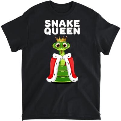 Schlangenkönigin Mädchen Schlangen T-Shirt Damen Schlangen T-Shirt, Langarmshirt, Sweatshirt, Hoodie Unisex Erwachsenengröße Hergestellt in Kanada