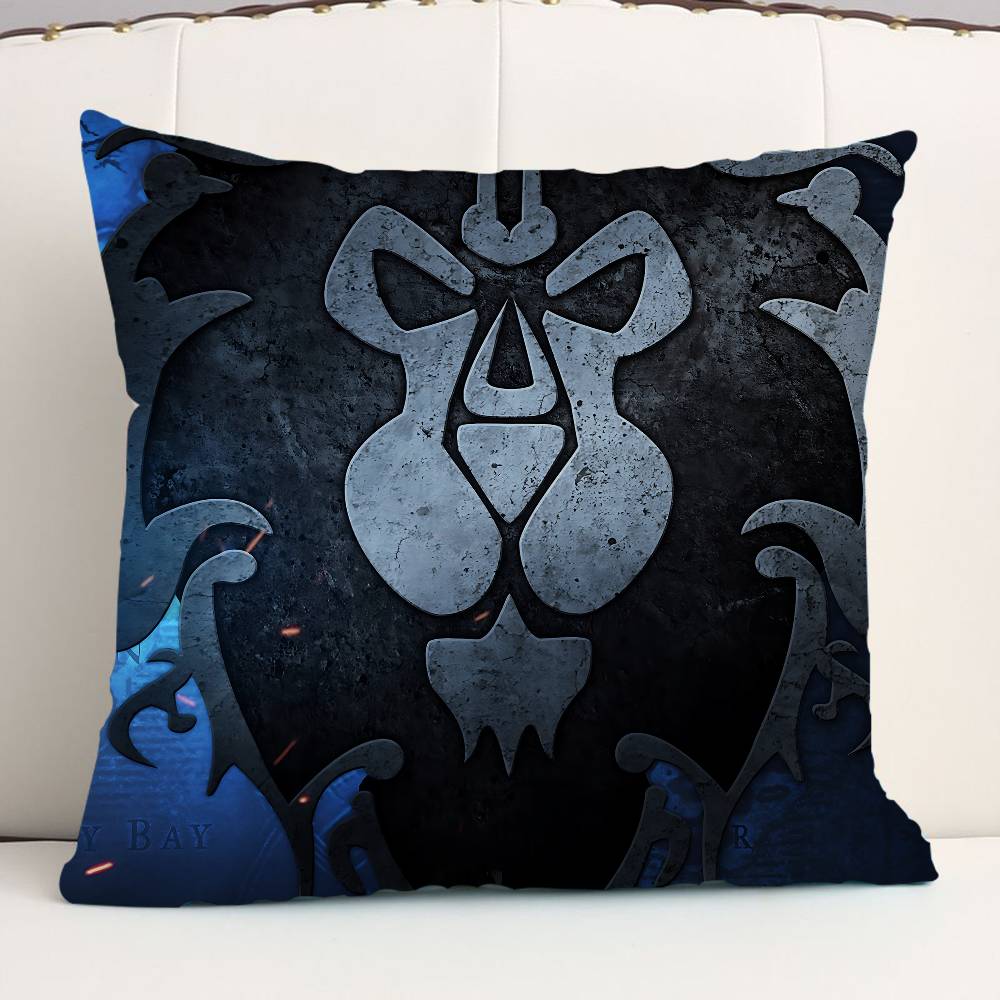 Gamer World Of Warcraft Personalized picture text home decorative pillows Household Gifts 45x45cm