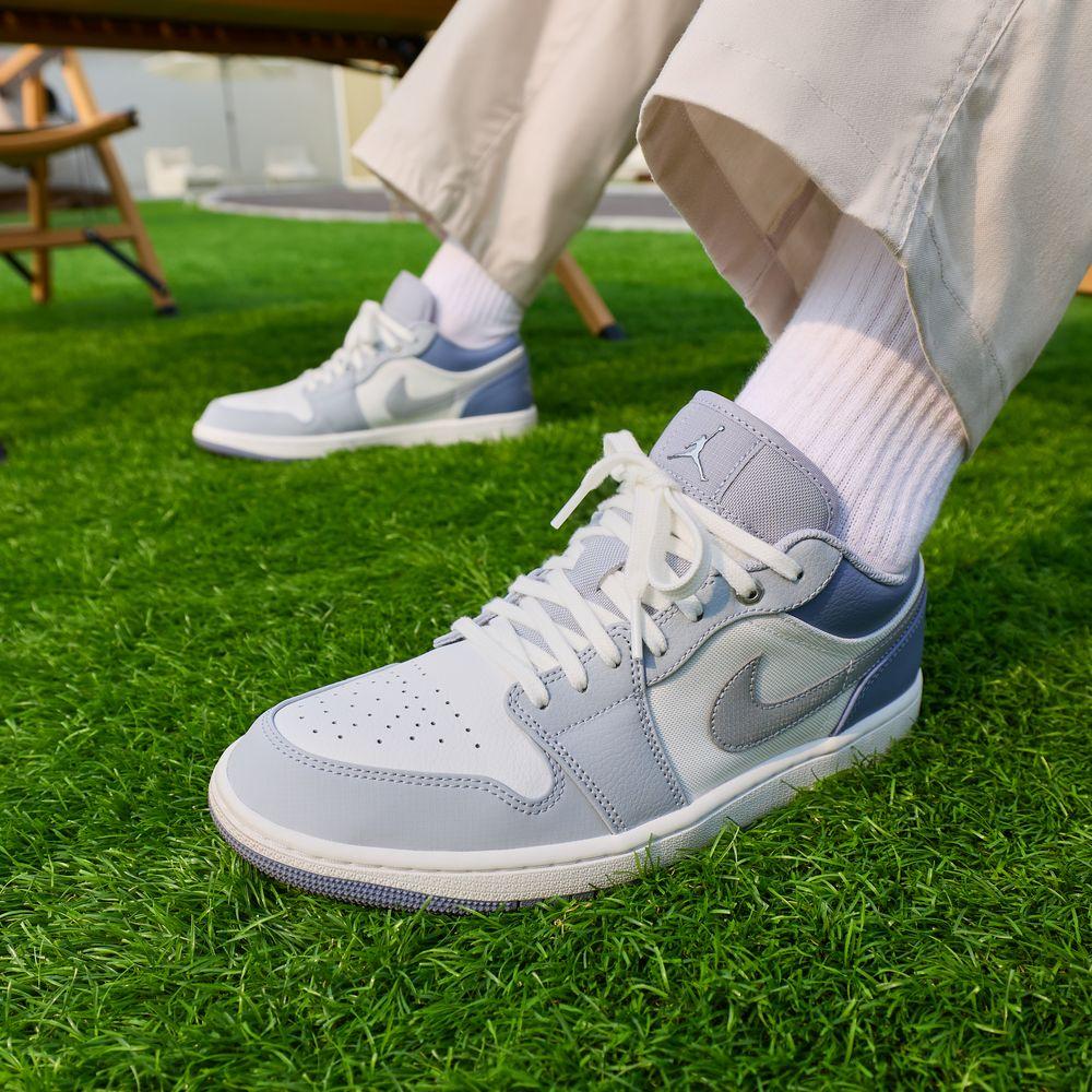 Jordan Air Jordan 1 Vintage Basketball Shoes Men s Low Top Peak White/ 43