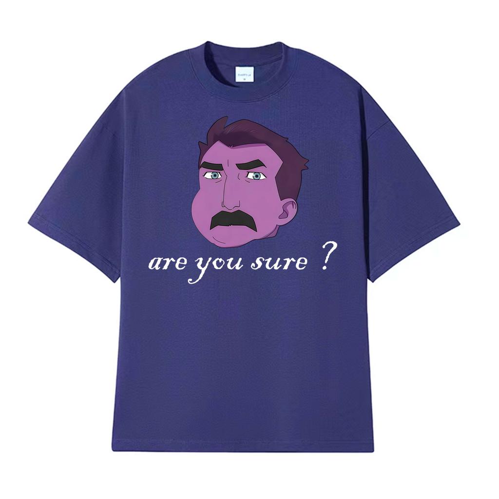 Invincible Meme Are You Sure Unisex Classic Funny T Shirt Unisexs Clothes Vintage Streetwear T Shirts Summer Short Sleeve Tshirts