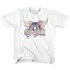 Aerosmith Verwaschenes Pink Musikshirt