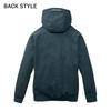 BURTLE 851 Hoodie Blouson, Stretch Cotton and Cordura, High-Durability Workwear for Men and Women, Charcoal Gray (Size L) with Pro Uni Sticker