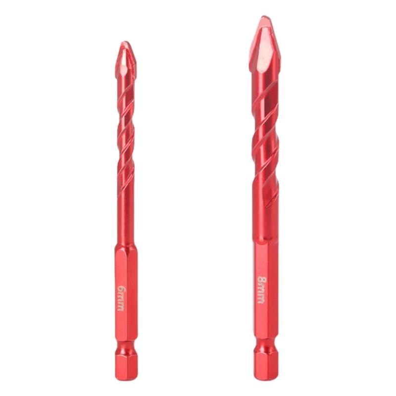 2/3/4/5Pcs Tile Bit Spades Drill Bit Set High Hardness Eccentric Drill Crooked Tip Eccentric Drill Bit Tilted Eccentric