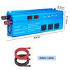 LVYUAN Sine Wave Inverter 12V 1000W MAX 2000W DC 12V AC 100V Conversion AC Outlets X USB Sockets X 4 Car Inverter Solar Power Generation Disaster