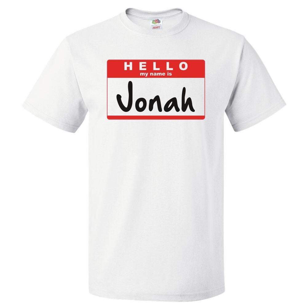 Camiseta Hello My Name Is JonahSe abre en una nueva ventana o pestaña L