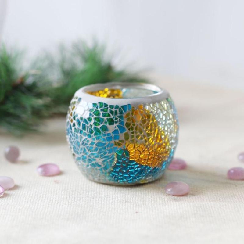 Romantische Evenementen Marokkaanse Glazen Kaarsenhouders Met Artistieke Tafeldecoratie