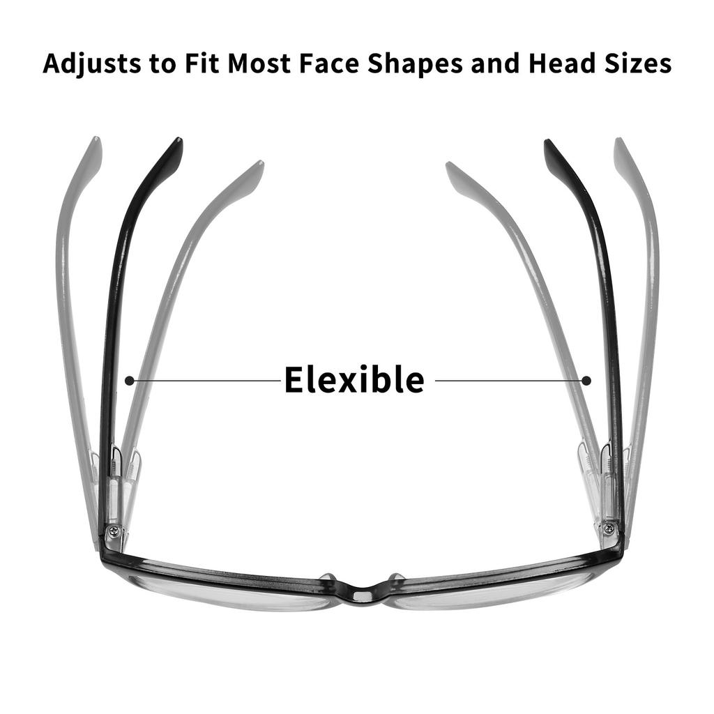 1pack Auto-Focus Reading Glasses Lightweight PC Frame Unisex Design Ideal for Computer Use & Perfect Gift Choice