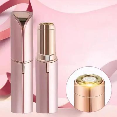 1 buc Epilator Electric Portabil pentru Femei în Formă de Ruj, Trimmer pentru Sprâncene, Fără Durere, Eficient, Aparat de Ras pentru Îndepărtarea Părului Facial, Epilator Mic