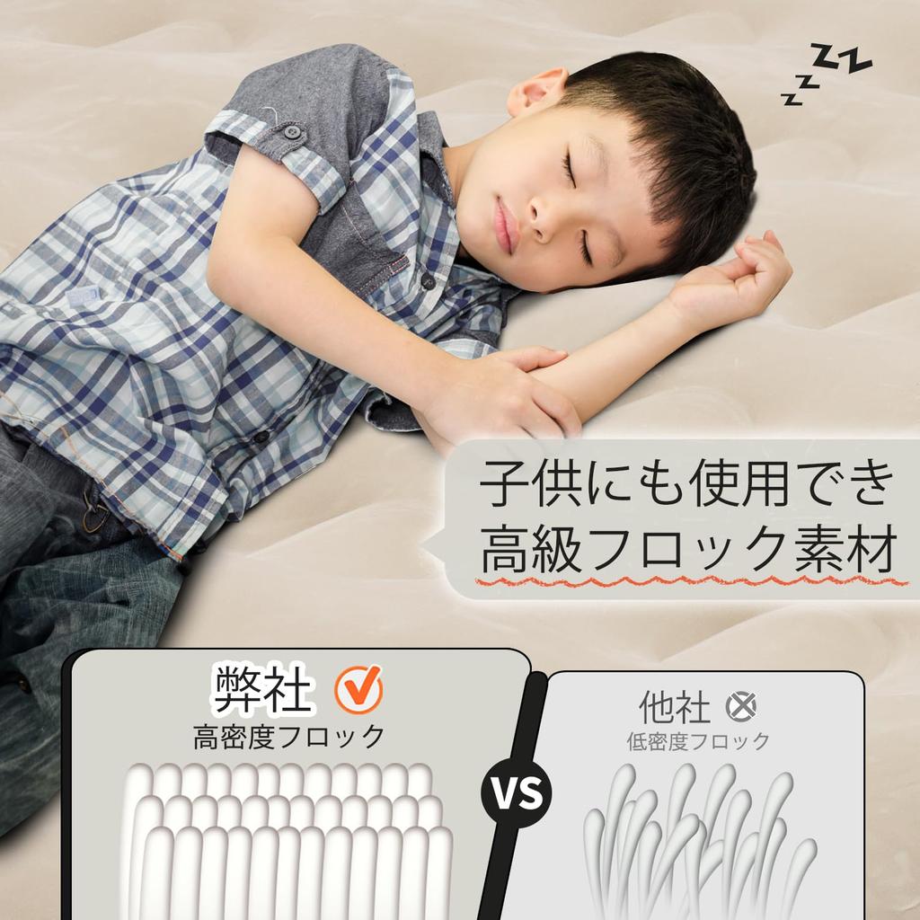 Kotesoto Air Double Air Electric Air Air Camping Electric Air Air For For For Home For Disaster For Load 198cm x 125cm x 300kg Bed, Size, Bed,