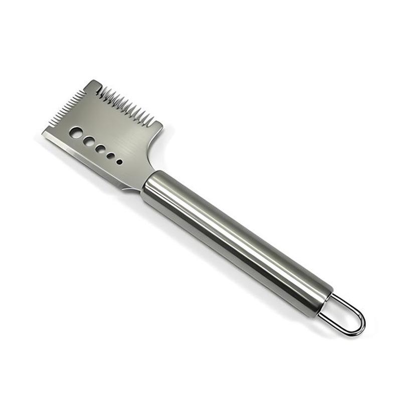 304 Stainless Steel Multi-functional 4-in-1 Onion Knife: Slicer, Grater, Strip Cutter, Chopper.