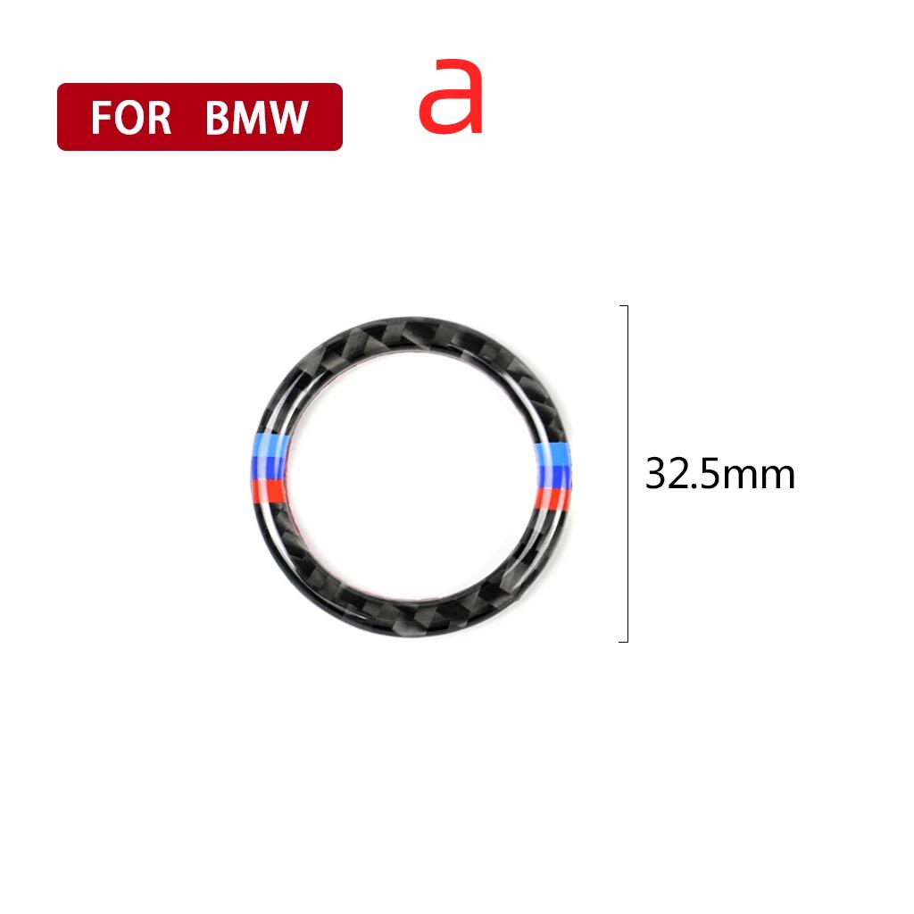 New One-Click Start Decoration Circle Stickers Start Up Engine Button Decal For B/MW 3 Series E90 E92 E93 320i Z4 E89 2009-2012