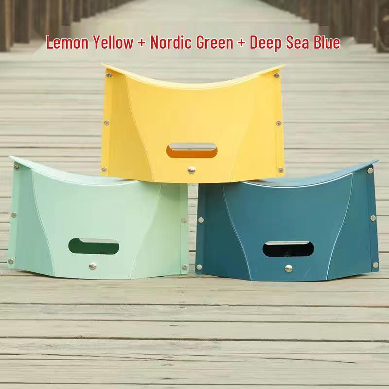 Compact Folding Plastic Stool for BBQ, Picnic, Camping, and Painting