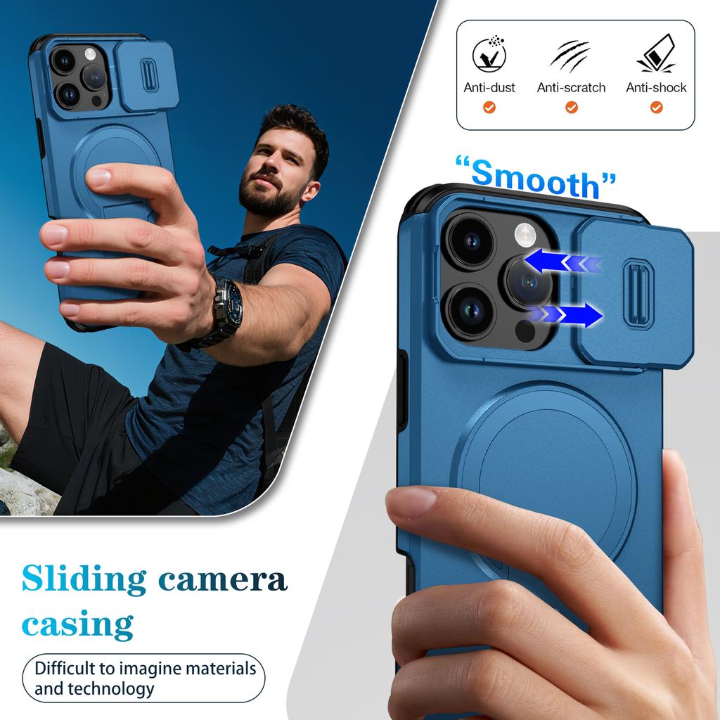 Stand Case for Iphone 17 Pro Max Air 16e 15 14 Plus 16 12 13 Pro Iphone17 Heavy Duty Protection Shockproof Cover