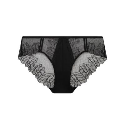 Black Label Sexy Lace Semi-Covered Comfortable Triangle Underwear Women Underwear QF8361AD
