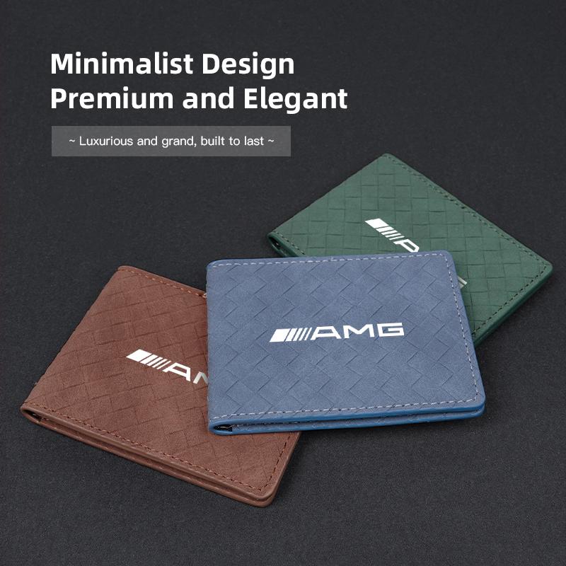CAR DRIVE CERTIFICATE COVER AUTO DRIVER'S LICENSE WALLET KEYCHAIN for Mercedes Benz AMG W203 W204 W205 W209 W210 W211 W212 W1
