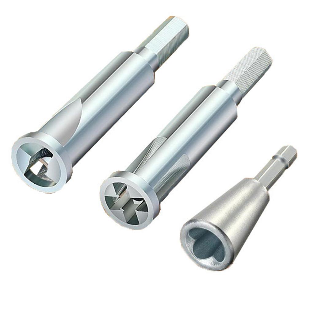 3Pcs Cable Twister Carbon Steel High Speed Wire Twister Tool for Soft Hard Cables