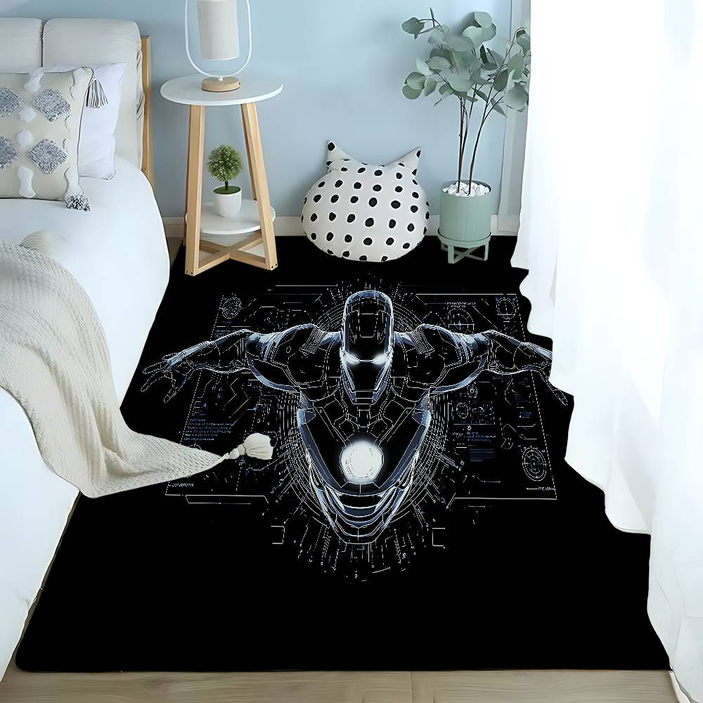 Classic-I-iron ManS Cool Carpet Bathroom Anti-slip Mat Door Mat Home Decoration Mat Entrance Door Mat Scratch-resistant Door Mat
