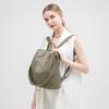 Korean Style Women's Soft Leather Anti-theft Backpack - Versatile, Large Capacity, Double Shoulder for Casual Travel, 2026 Summer