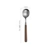 304 stainless steel walnut tableware high-end western food steak knife and fork household eating spoon chopsticks
