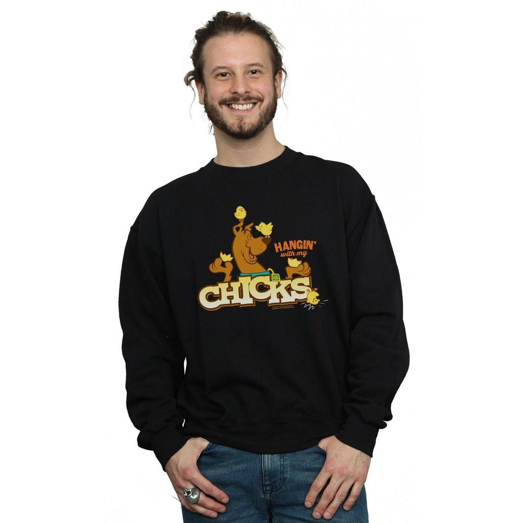 Scooby Doo Mens Hangin With My Chicks Sweatshirt